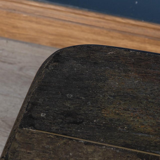 Vintage 20th Century Brutalist Green Coffee Table by Marcus Kingma, the Netherlands, 1990s For Sale - Image 16 of 18