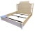 Modern Modern Baker Furniture Co White Lacquer California King Size Bed Bedframe For Sale - Image 3 of 3