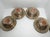 Copper 1920s Persian Silver-on-Copper "Ghalamzani" Bowl & Plate Set (8 Pieces) For Sale - Image 8 of 10