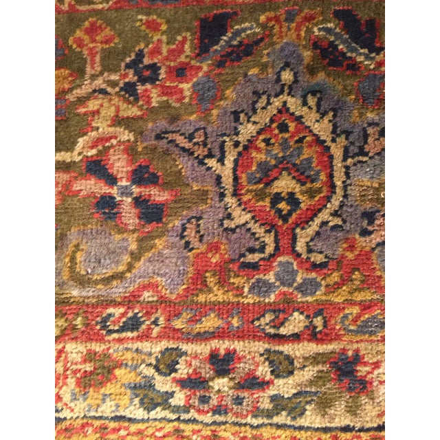 Traditional Antique Mahal Rug 9'2 X 13'5 For Sale - Image 3 of 5