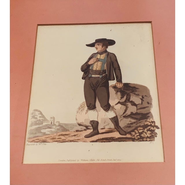 ….Gentleman of the World: Rare Hand-Colored Regency Costume Print, 1804 Exquisite William Miller Engraving from London's...