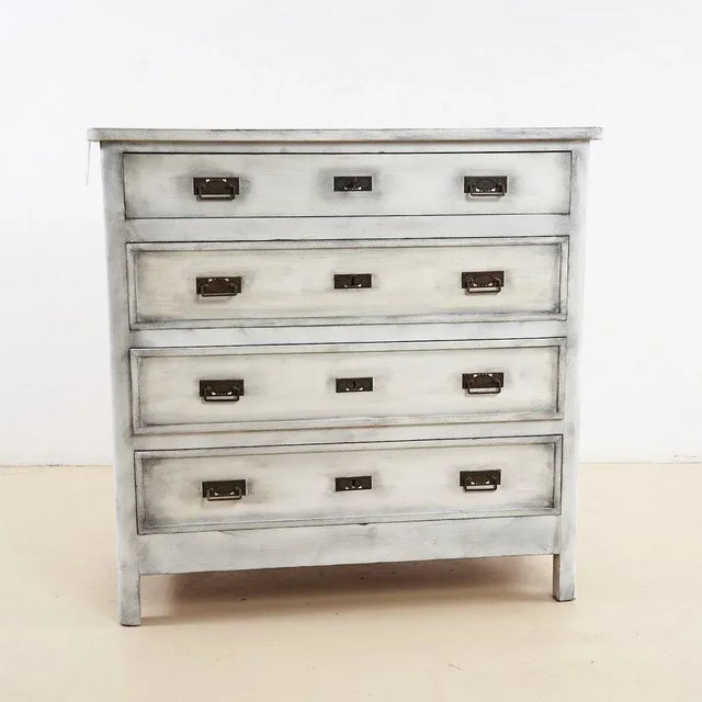 White Chest of 4 Drawers For Sale - Image 11 of 11