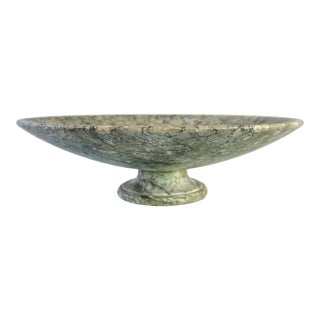 Early 20th Century Italian Alabaster Tazza Centerpiece Bowl For Sale