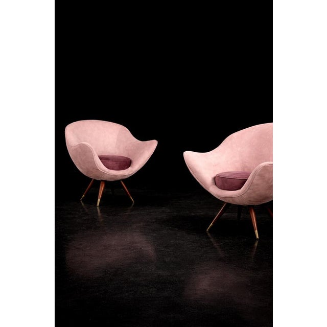 Mid-Century Modern Space Age Velour Lounge Set from Paged, 1972, Set of 3 For Sale - Image 11 of 18