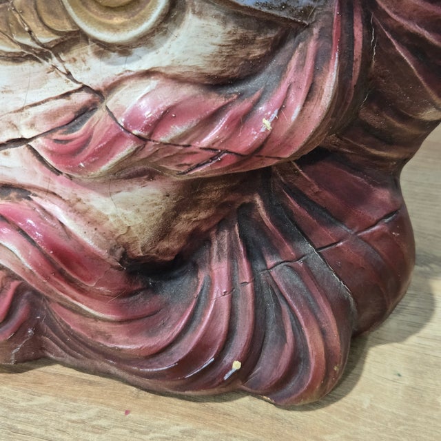 Mid Century Alfco Ny Carousel Horse Head Wall Mount Sculpture MCM Rustic Figurehead For Sale - Image 10 of 13