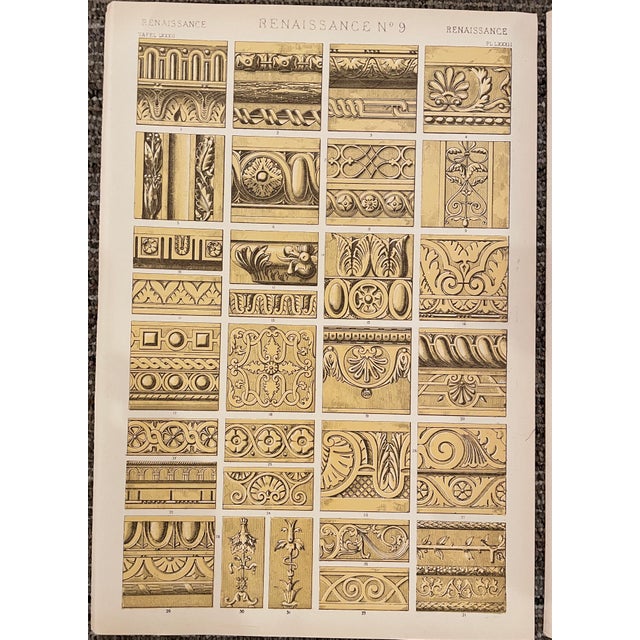 1910s Set of Four Chromolithographs From Grammar of Ornament by Owen Jones For Sale - Image 5 of 7