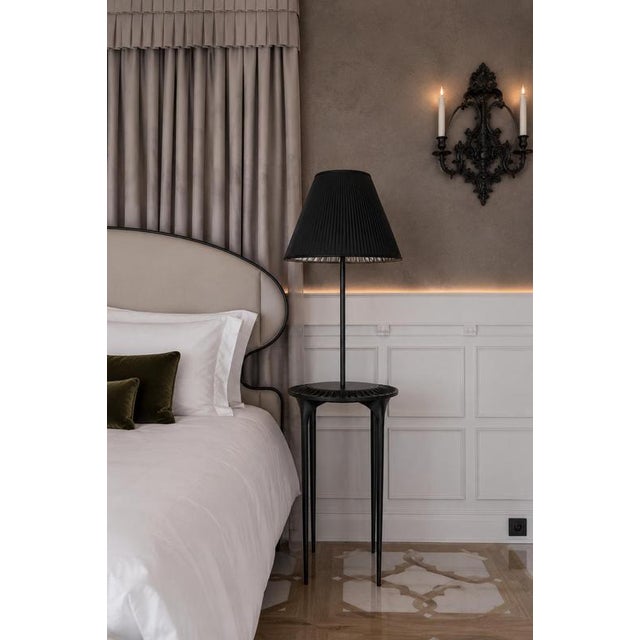 Not Yet Made - Made To Order Pic Floor Lamp in Wood and Lacquered Steel by Christophe Perichon For Sale - Image 5 of 8