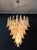 Glass Vintage Italian Murano Chandelier with Caramel Glass Petals in the style of Mazzega, 1990 For Sale - Image 7 of 17