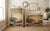 Headline: Rare 1940s Art Deco "Waterfall" Coastal Dresser Set – Lighthouse Seascape Decoupage (Solid Wood). Can be...