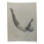 1940s Original Signed Graphite Illustration of Female Diver, 10.5 X 8 In. For Sale