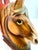Vintage 1940's Japanese Ceramic Equestrian Horse Head Bookends, a Pair For Sale - Image 4 of 10
