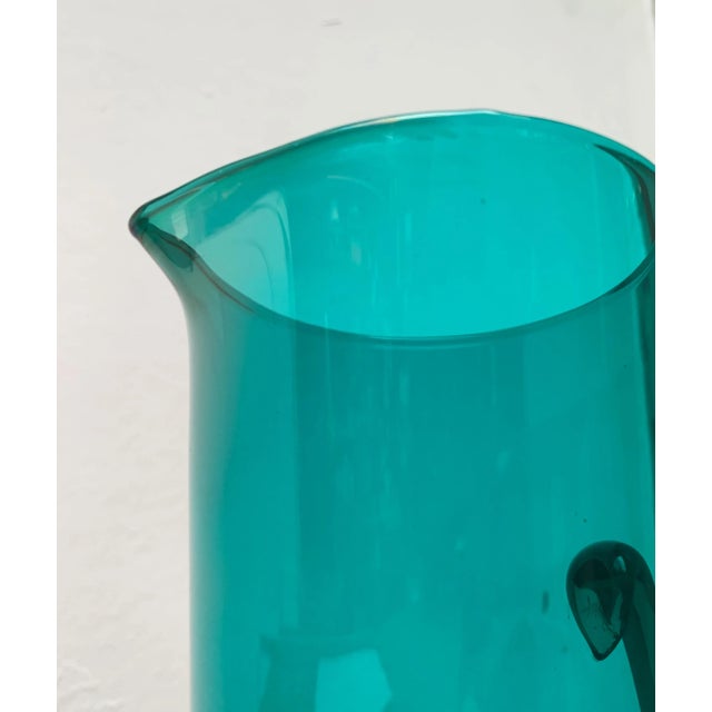 Mid-Century Glass Carafe Jug from Weitz For Sale - Image 10 of 18