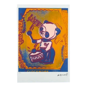 1986 Carnegie Museum of Art After Andy Warhol „Clockwork Panda" Lithograph