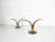 Mid-Century Modern Mid-Century Scandinavian Lily Candleholders in Brass by Ivar Ålenius Björk for Ystad-Metall, Sweden, Set of 2 For Sale - Image 3 of 14