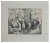 Luigi Bartolini, Women at the Fountain, Original Etching, 1950 For Sale