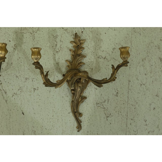 C.1930s High Quality Construction Ornate Bronze No Mounting Hardware Included Can Be Easily Electrified If Desired UPS $25...