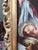 Antique 19th Century Baby Jesus Oil Painting Madonna Del Velo After Carlo Dolci For Sale - Image 17 of 17