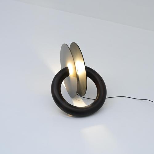 Sculptural Disc Lamp, 1970s For Sale - Image 4 of 18