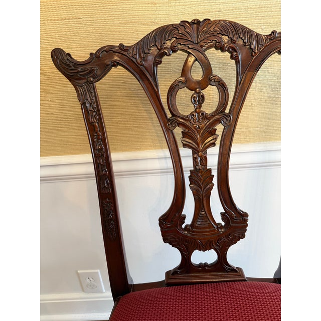 Queen Anne 1990s Maitland-Smith Philadelphia Dining Chair For Sale - Image 3 of 4
