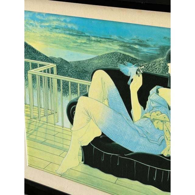 Art Deco Vintage “Loves Passenger” Art Deco by Muramasa Kudo For Sale - Image 3 of 14