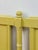 Wood Vintage Cottagecore Painted Yellow King Headboard Eclectic Hollywood Regency For Sale - Image 7 of 13