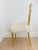1940s Vintage Italian Gilded Chair with Sheepskin For Sale - Image 4 of 13