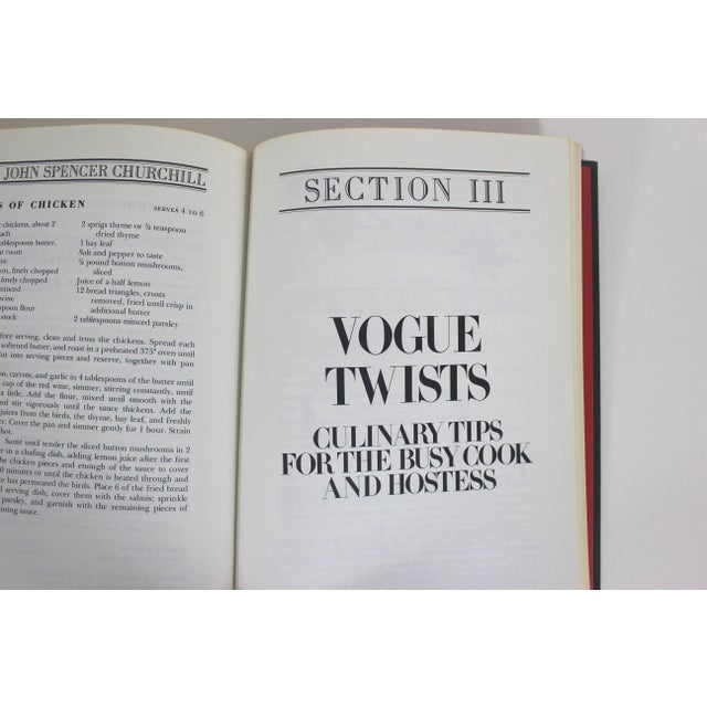 1981 Food in Vogue With Blue Linen Hard Cover Book For Sale - Image 9 of 10