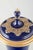 Lidded Vase in Deep Cobalt Blue Glaze with Gilded Ornamentation from Meissen For Sale - Image 4 of 7