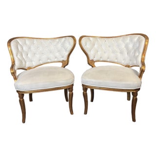 Mid 18th Century Louis XIII Style French Chairs - Set of 2 For Sale