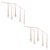 Contemporary Beaded Icicle Drop Spray (Set of 2) For Sale - Image 3 of 3