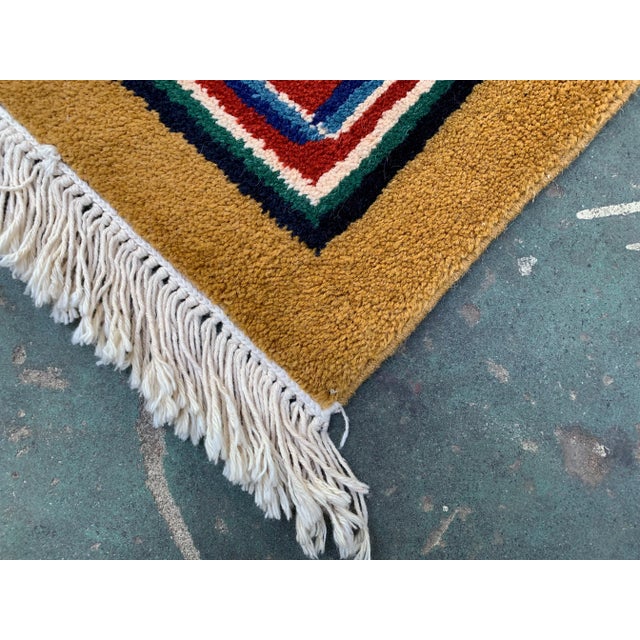 Textile Vintage Mongolian Rug For Sale - Image 7 of 9