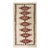 1930s Rustic Beige Field Geometric Antique American Navajo Flatweave Wool Rug For Sale