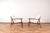 Mid-Century Modern Set of Mid-Century Modern Danish Wood and Linen Lounge Chairs, 1960s, Set of 2 For Sale - Image 3 of 17