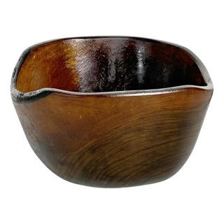 French Provincial Wooden Bowl, France, 1950 For Sale