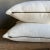 Textile Hemp Pillow With Down Insert in Oyster White For Sale - Image 7 of 7
