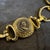 Gold 21st Century Bulgari Style Costume Jewelry Italian Brass and Monete Necklace For Sale - Image 8 of 12