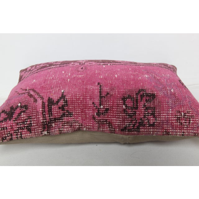 Textile Handmade Turkish Rug Pillow Case -14'' X 20'' For Sale - Image 7 of 8