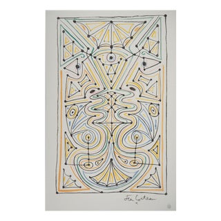 Jean Cocteau, The Kiss, Signed Lithograph For Sale