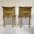 Provincial Louis XV Style Hand-Painted Side Tables - A Pair For Sale - Image 4 of 12