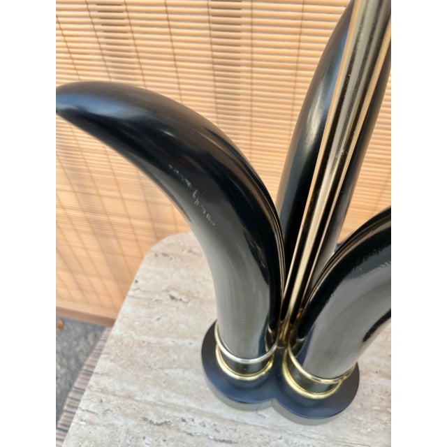 Vintage Mid Century Modern Sculptural Table Lamps (A Pair) For Sale In Miami - Image 6 of 12