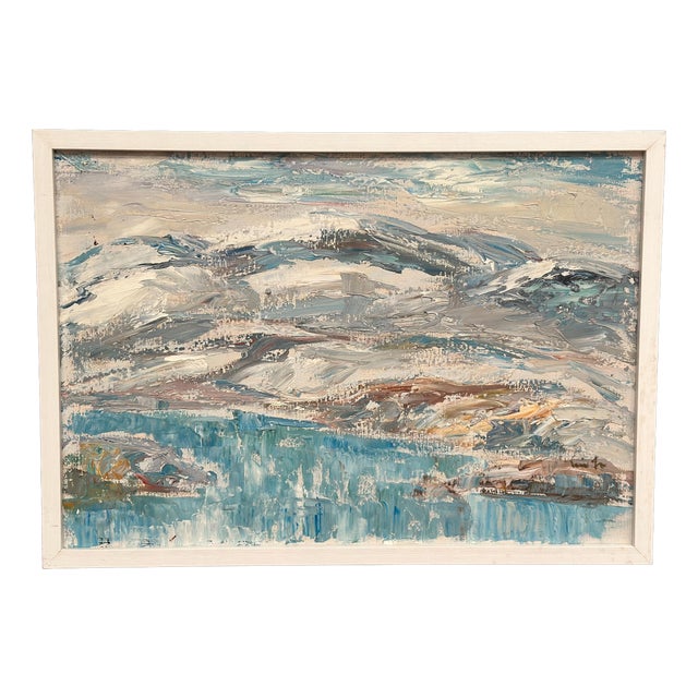 Erik Lo, Landscape, 1960s, Oil on Canvas, Framed For Sale