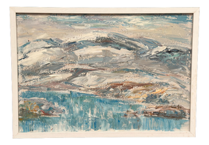 Erik Lo, Landscape, 1960s, Oil on Canvas, Framed