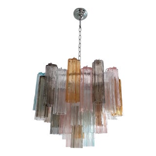 Contemporary Murano Glass "Tronchi" Chandelier For Sale