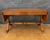 Spanish Drop-Leaf Writing Table with Leather Top, Mid-20th Century For Sale - Image 4 of 10
