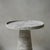 Silver Travertine Cone Side Table from Kiwano Concept For Sale - Image 6 of 9