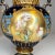 Ceramic Pair Floral Painted and Gilded Porcelain Vases by Fischer and Meig Circa 1880s For Sale - Image 7 of 13