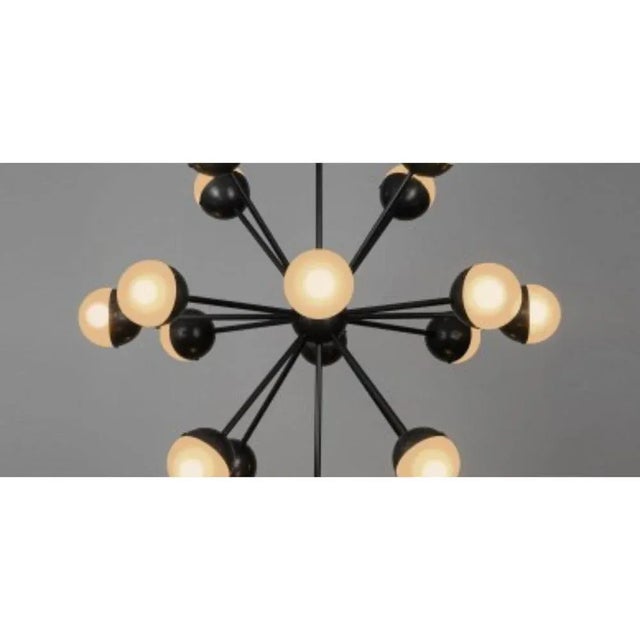 Molecule Spark Round 17 Hanging Light by Schwung For Sale - Image 4 of 6