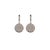 Metal Powerful Talisman Evil Eye Silver Earrings, A Pair For Sale - Image 7 of 8