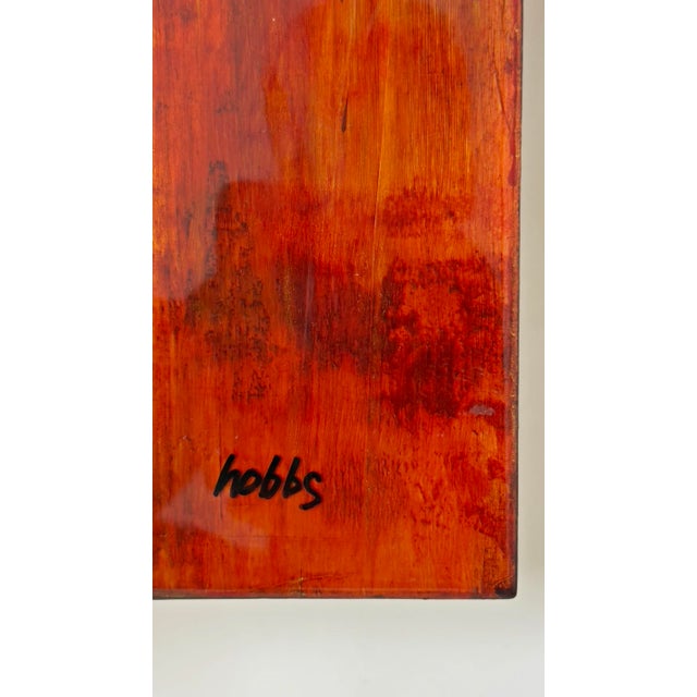2008 Rick Hobbs “Rehearsal” Large Abstract Acrylic Painting on Board Signed For Sale - Image 16 of 18