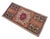 Textile Small Turkish Rug Hand Knotted Faded Mat Entry Decor, Distressed Low Pile - 1'6'' X 3' For Sale - Image 7 of 13